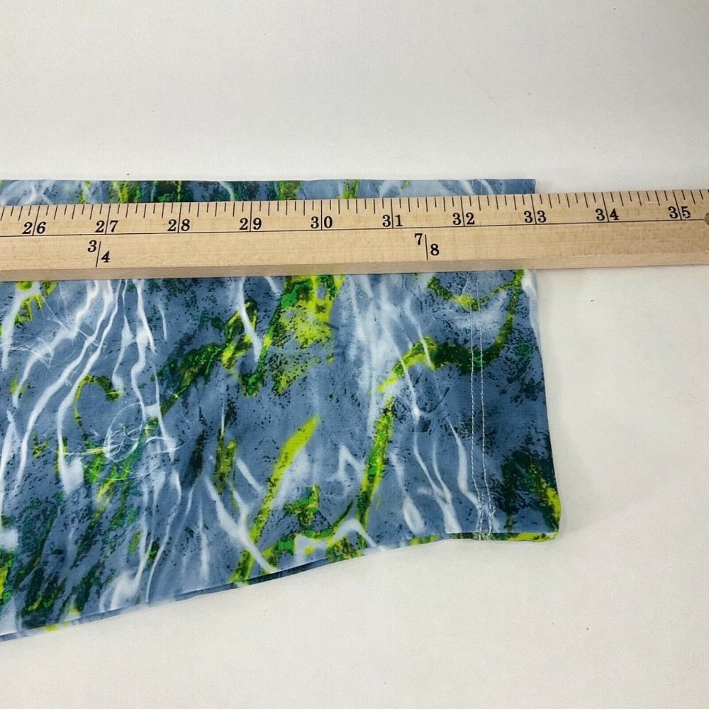 Mossy Oak Shirt Mens LS Fishing 2XL Vented Tech Tee Upf 40+ Wick Yellowtail Nwt - Picture 6 of 9